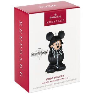New! Disney Kingdom Hearts King Mickey Videogame Hallmark Keepsake Ornament